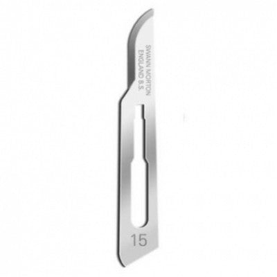 Swann-Morton Carbon Steel Sterile Blade No. 15