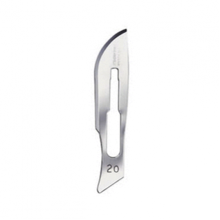 Swann-Morton Carbon Steel Sterile Blade No. 20